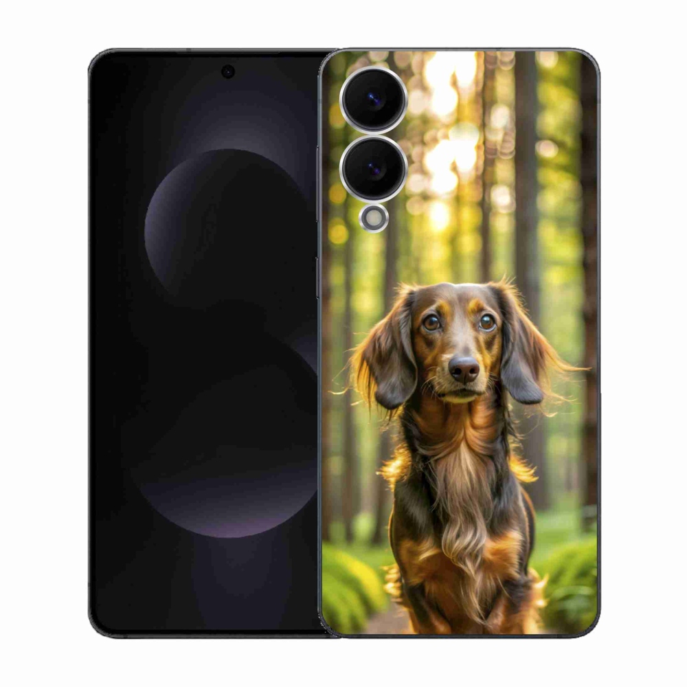 Zselés borítás mmCase Samsung Galaxy S25 Edge készülékhez - tacskó 4