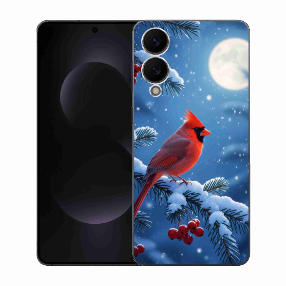 Zselés borítás mmCase Samsung Galaxy S25 Edge készülékhez - bíborvörös