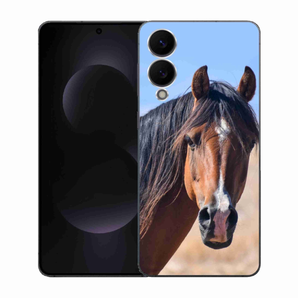 Gél borítás mmCase Samsung Galaxy S25 Edge készülékhez - nyugodt ló