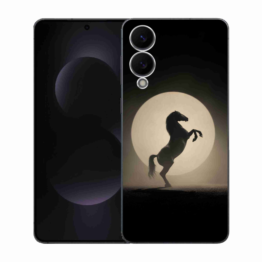 Gél borítás mmCase Samsung Galaxy S25 Edge készülékhez - ló sziluettben