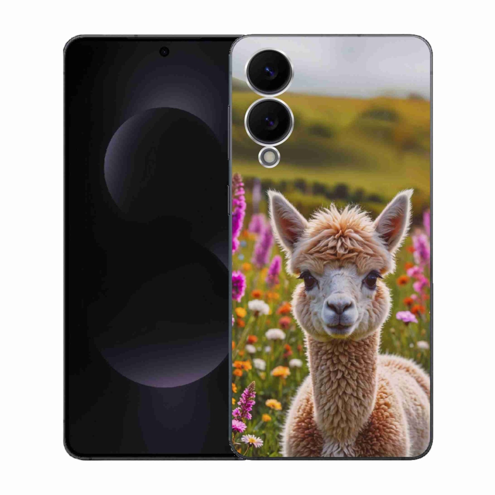 Zselés borítás mmCase Samsung Galaxy S25 Edge készülékhez - láma a réten