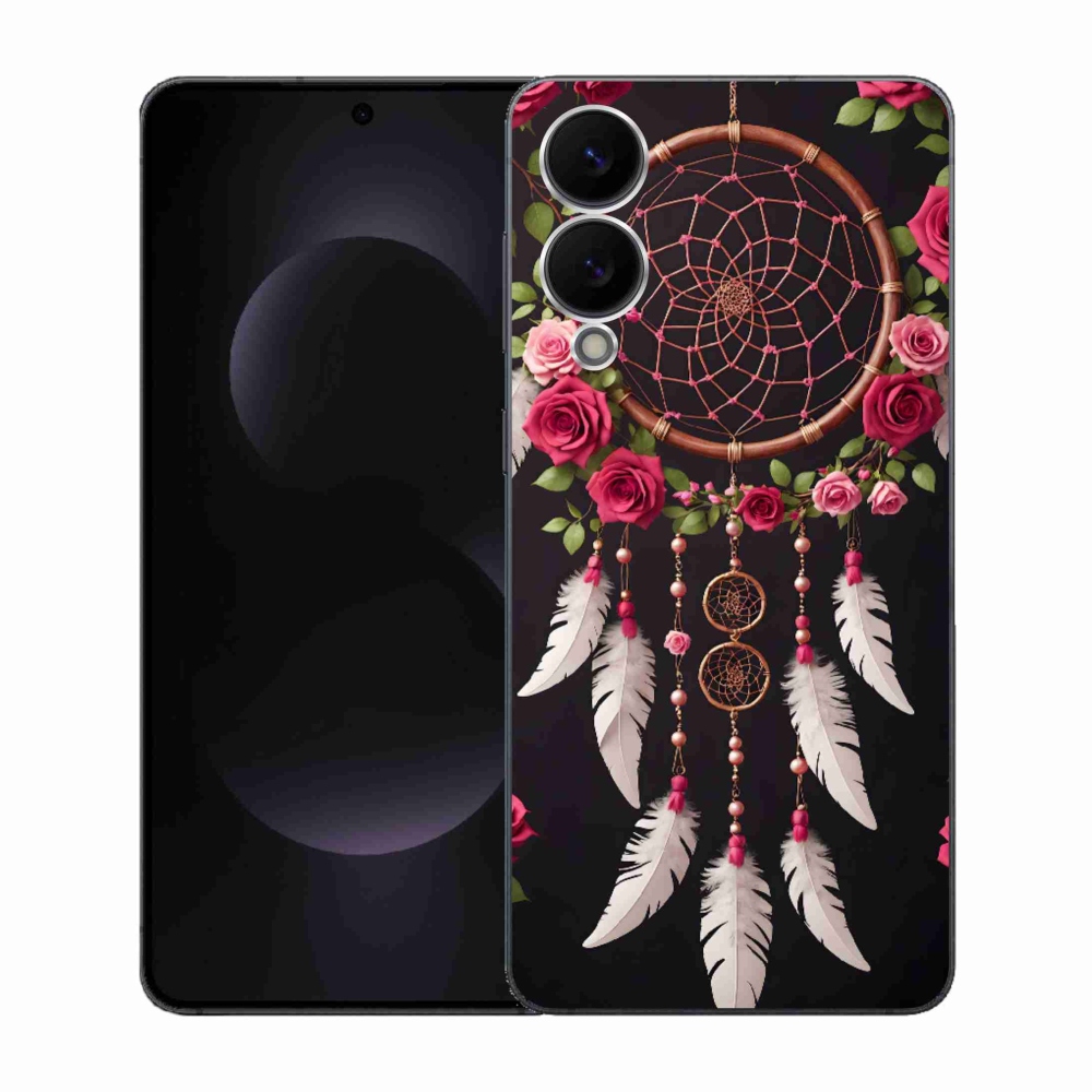 Gél borítás mmCase Samsung Galaxy S25 Edge készülékhez - álomfogó rózsákkal