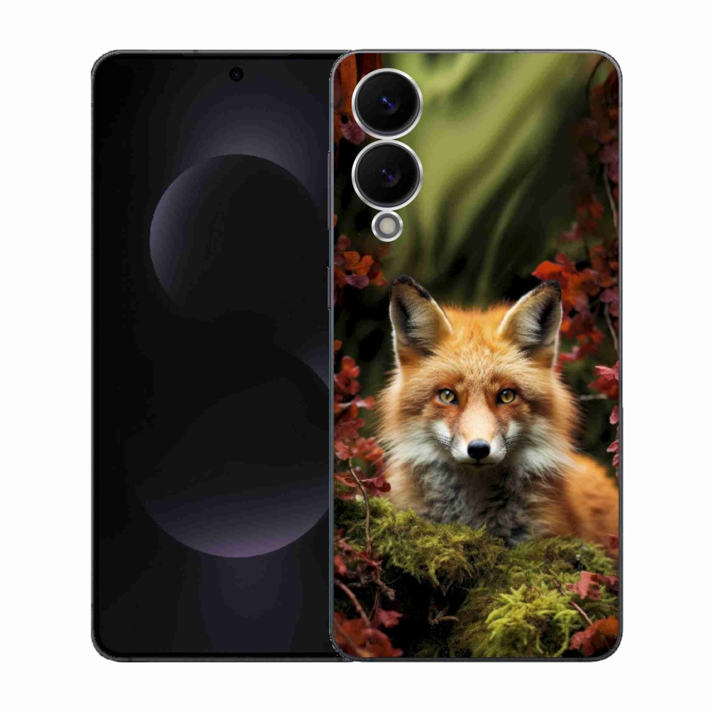 Gél borítás mmCase Samsung Galaxy S25 Edge készülékhez - róka az erdőben