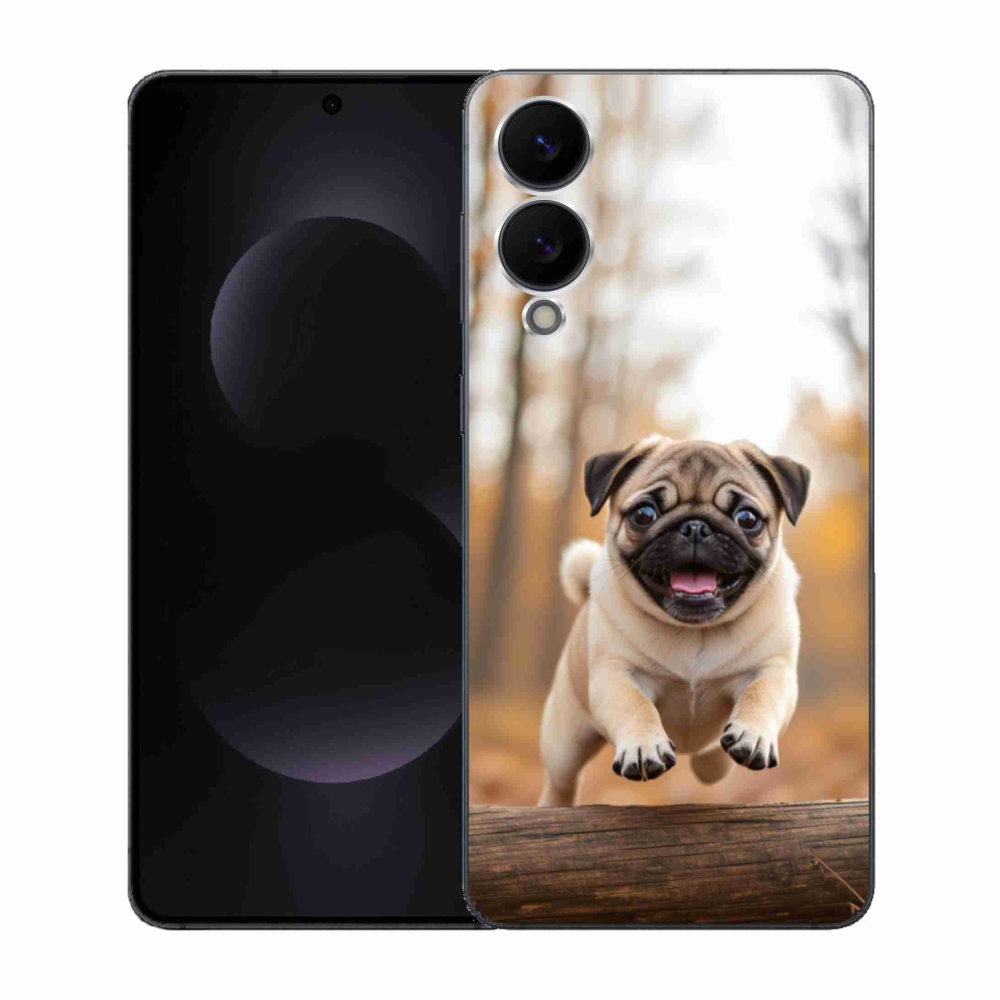 Zselés borítás mmCase Samsung Galaxy S25 Edge készülékhez - mopsz 2