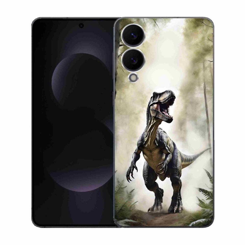 Gél borítás mmCase Samsung Galaxy S25 Edge készülékhez - dühös T-Rex