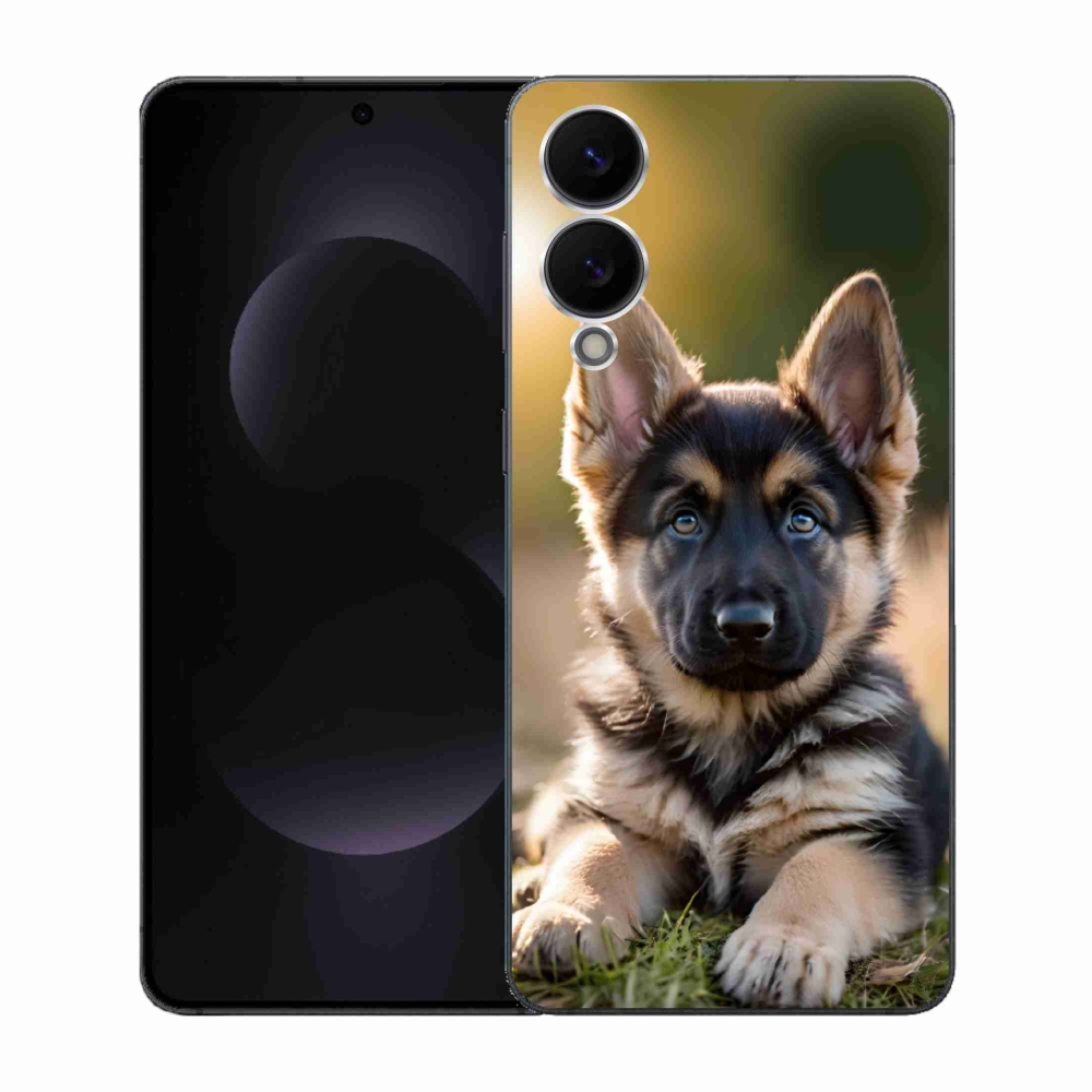 Gél borítás mmCase Samsung Galaxy S25 Edge készülékhez - Német juhászkutya a természetben