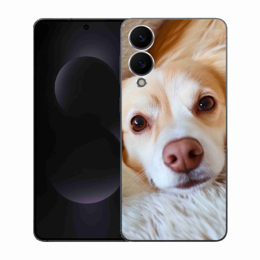 Gél borítás mmCase Samsung Galaxy S25 Edge készülékhez - Aranyos csivava