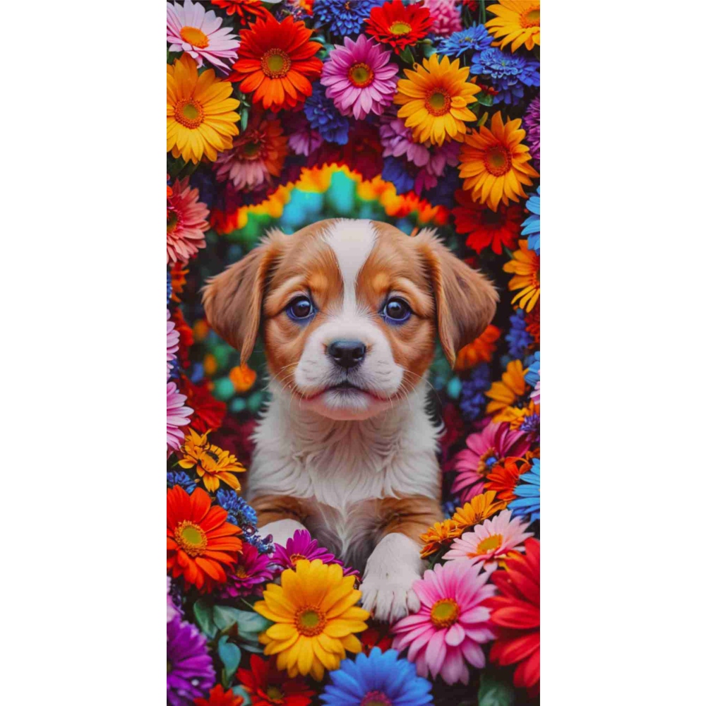 Gél borítás mmCase Samsung Galaxy S25 Edge készülékhez - aranyos kiskutya