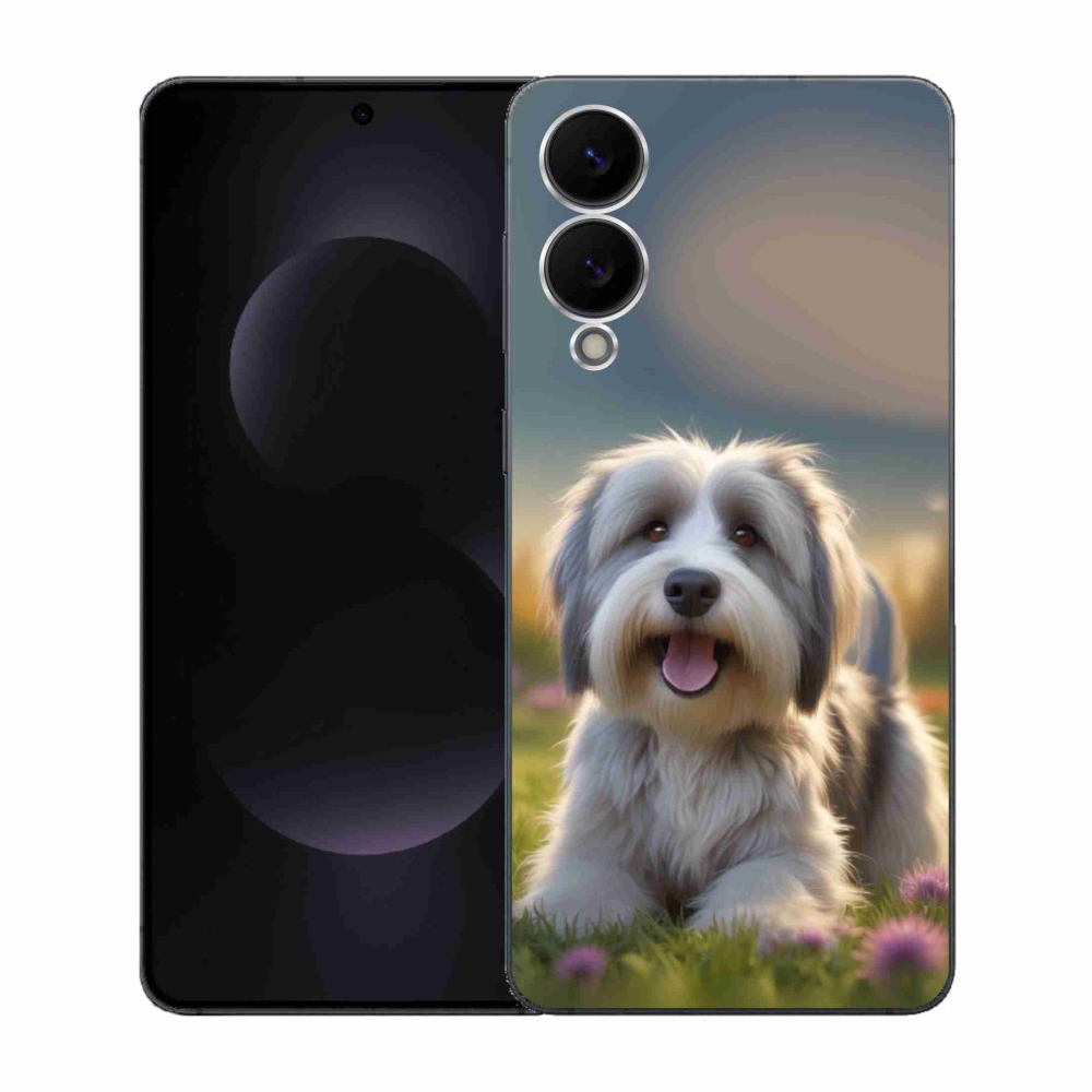 Gél borítás mmCase Samsung Galaxy S25 Edge készülékhez - aranyos Havanna kutya