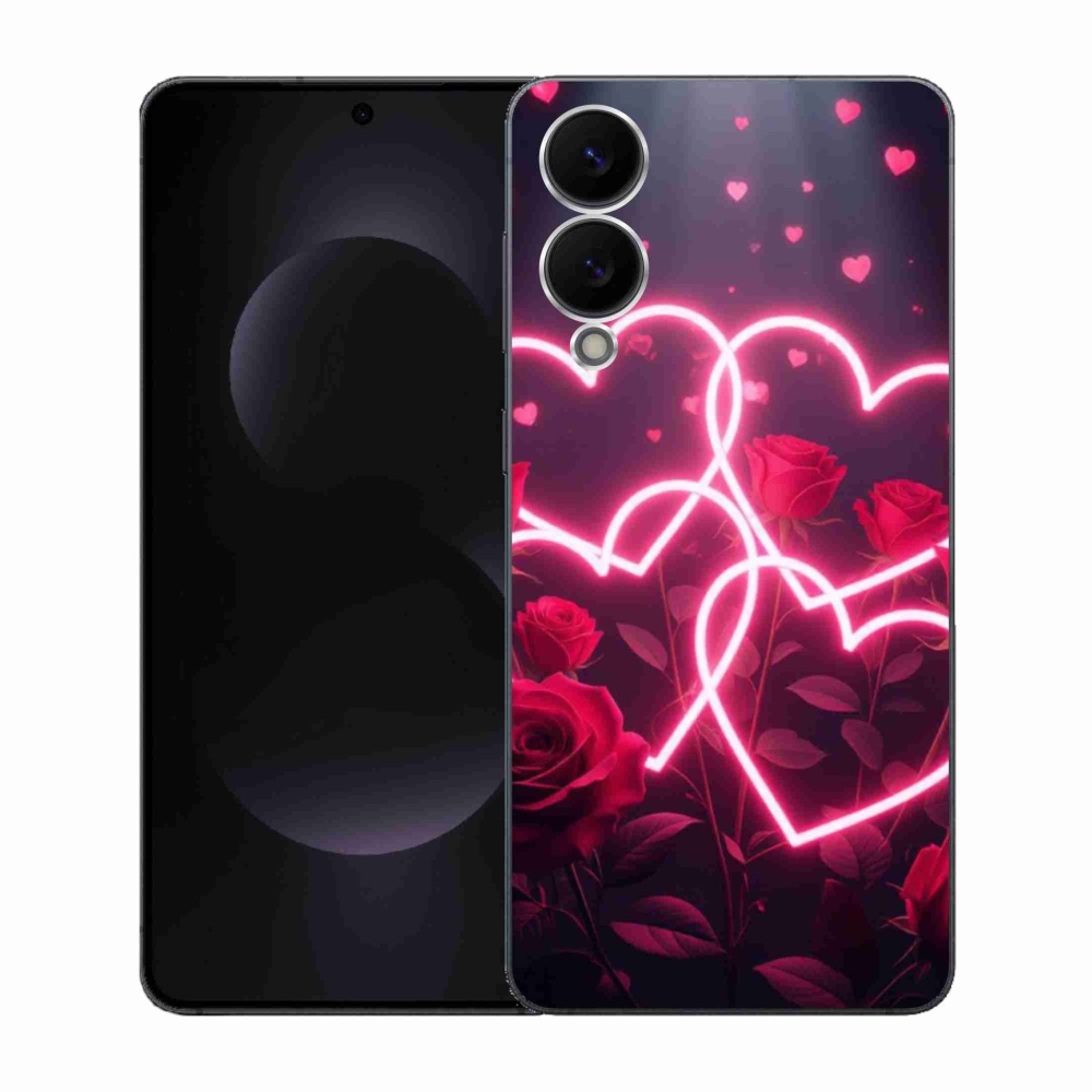 Gél borítás mmCase Samsung Galaxy S25 Edge készülékhez - a szerelem szíve