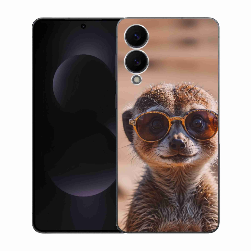 Gél borítás mmCase Samsung Galaxy S25 Edge készülékhez - stílusos surikata