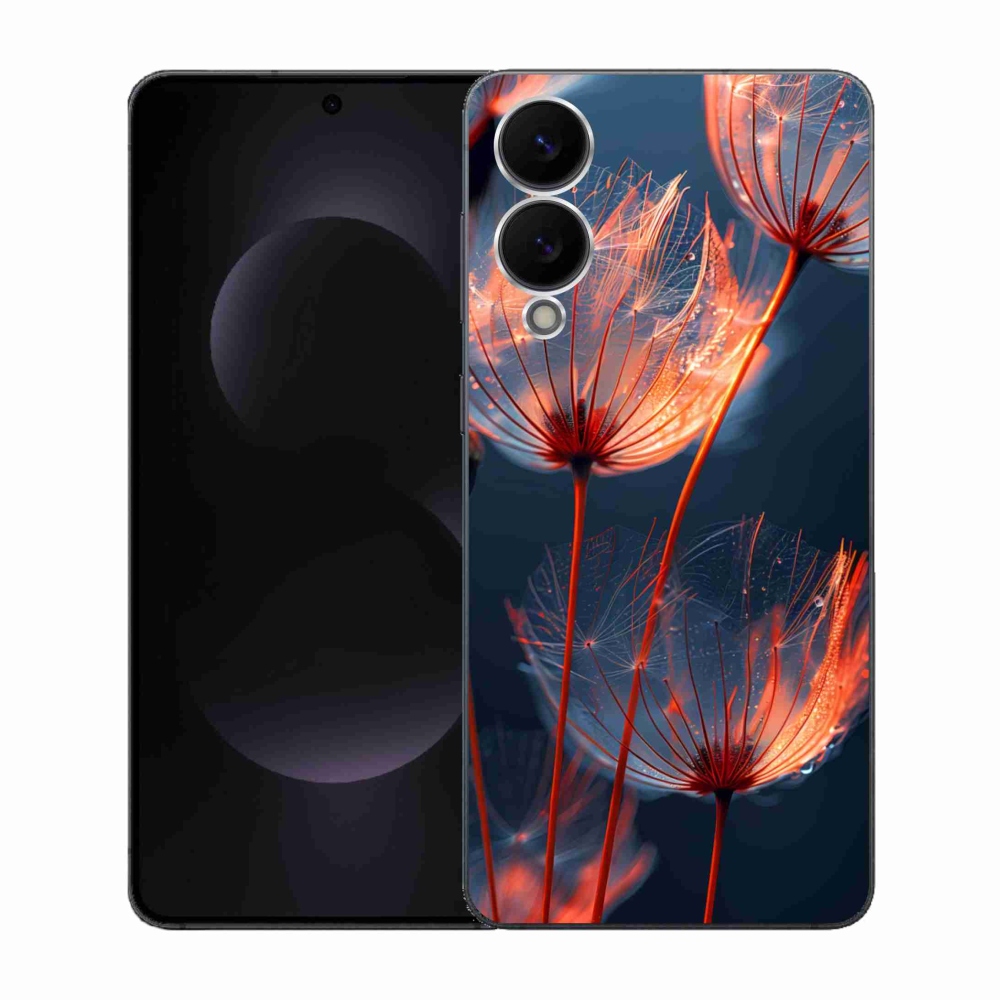 Zselés borítás mmCase Samsung Galaxy S25 Edge készülékhez - világító pehely