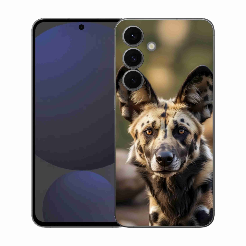 Gél borítás mmCase Samsung Galaxy S25 FE - Afrikai vadkutya - Samsung Galaxy S25 FE számára