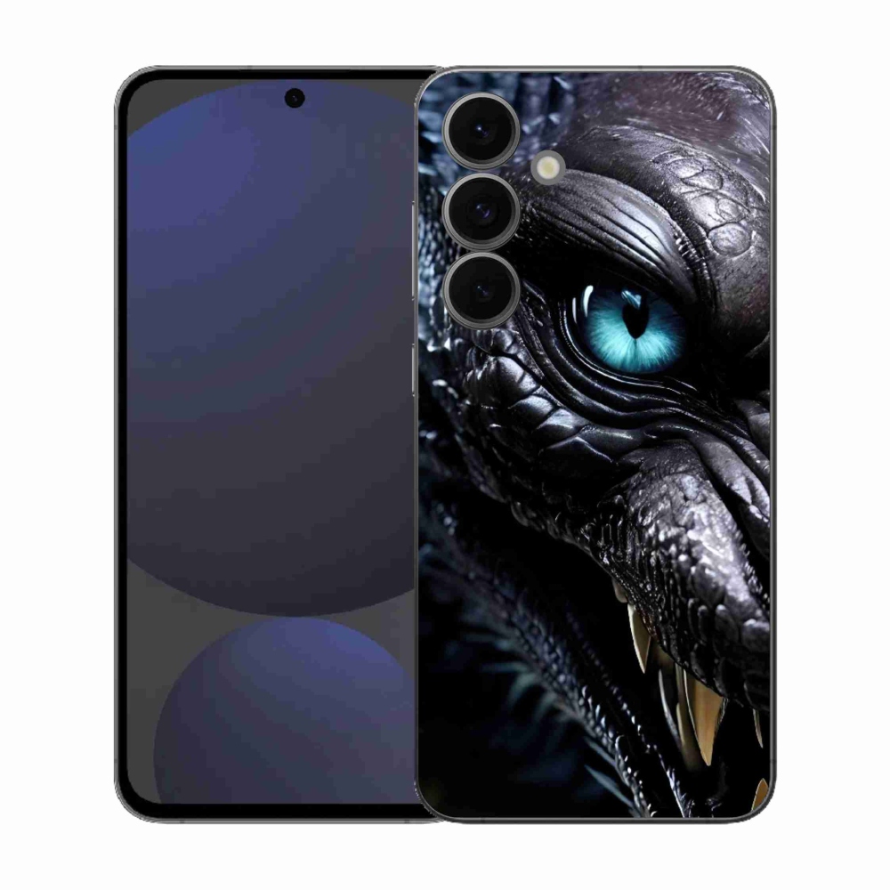 Zselés borítás mmCase Samsung Galaxy S25 FE készülékhez - sárkány nézet