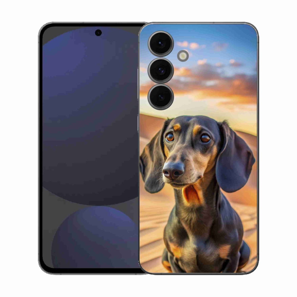 Zselés borítás mmCase Samsung Galaxy S25 FE - tacskó 3