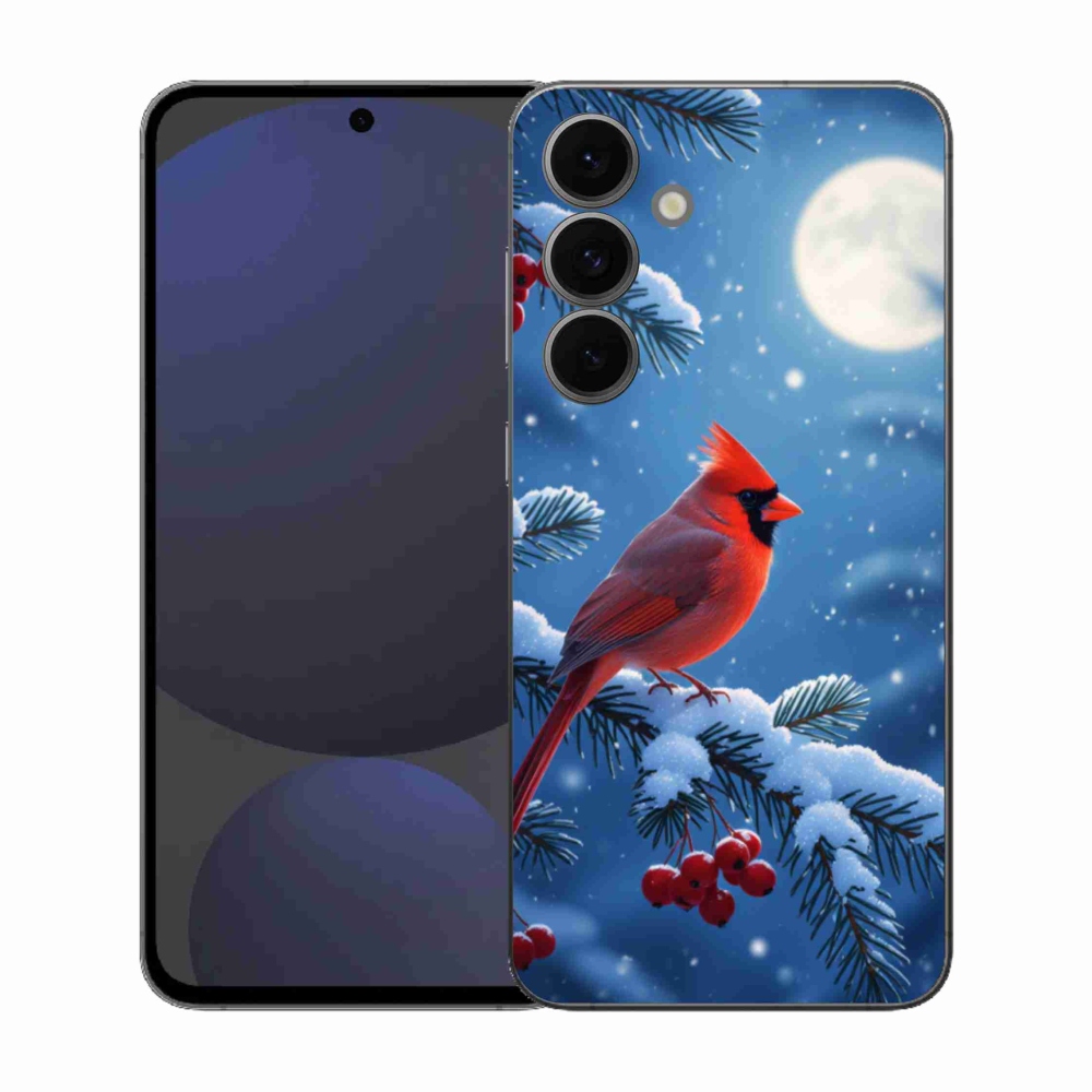 Gél védőhuzat mmCase Samsung Galaxy S25 FE készülékhez - kardinálpiros színű