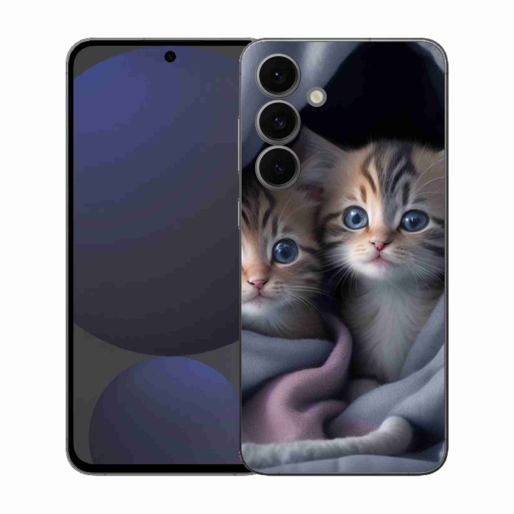 Gél védőburkolat mmCase Samsung Galaxy S25 FE - cat duo 2 számára