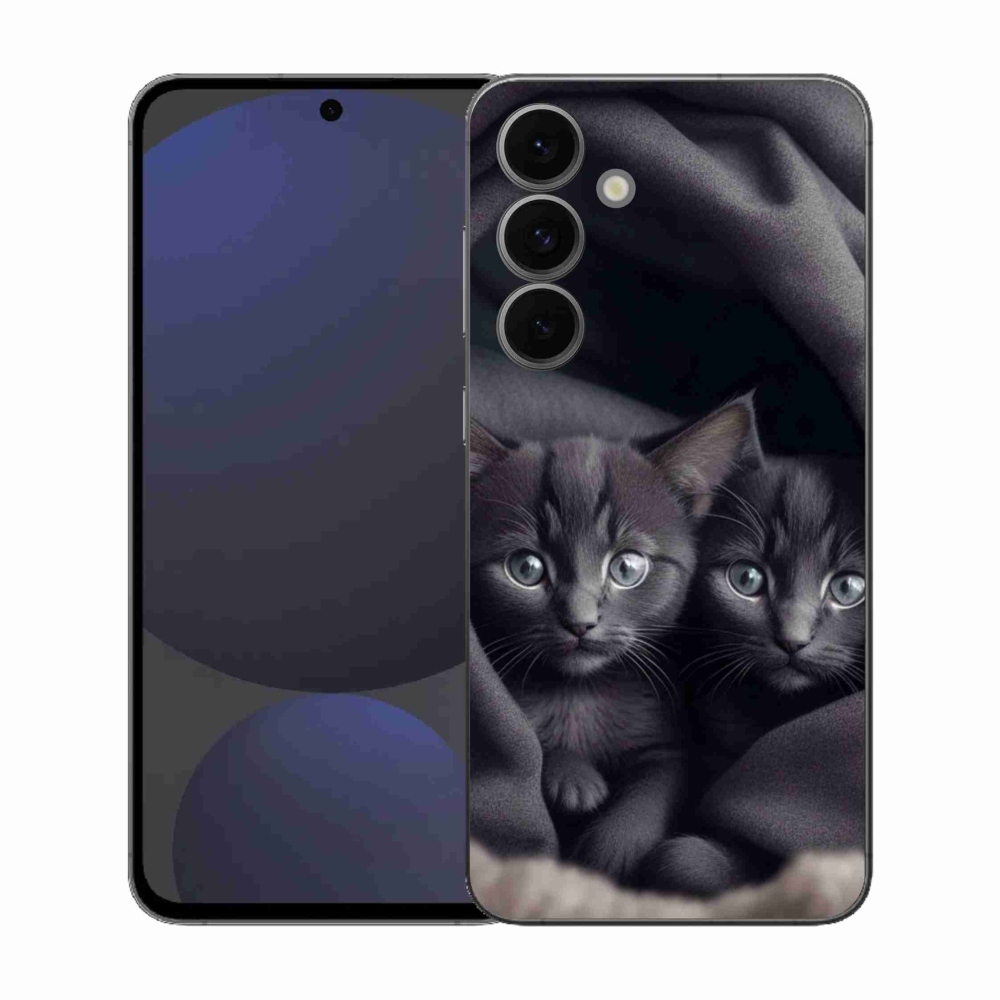 Zselés borítás mmCase Samsung Galaxy S25 FE - cat duo - Samsung Galaxy S25 FE számára