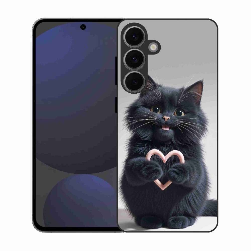 Gél borítás mmCase Samsung Galaxy S25 FE - macskaszerelem 3