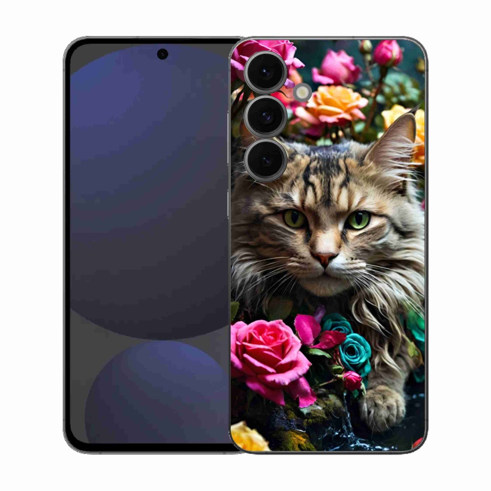 Zselés borítás mmCase Samsung Galaxy S25 FE - macskaszem nézet 2