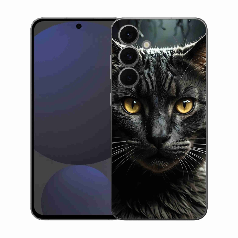 Zselés borítás mmCase Samsung Galaxy S25 FE készülékhez - cat view 3