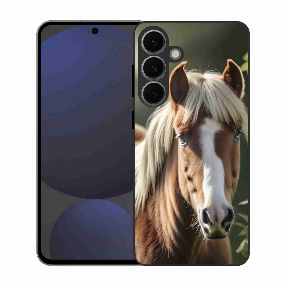 Zselés borítás mmCase Samsung Galaxy S25 FE - ló könnyű sörénnyel