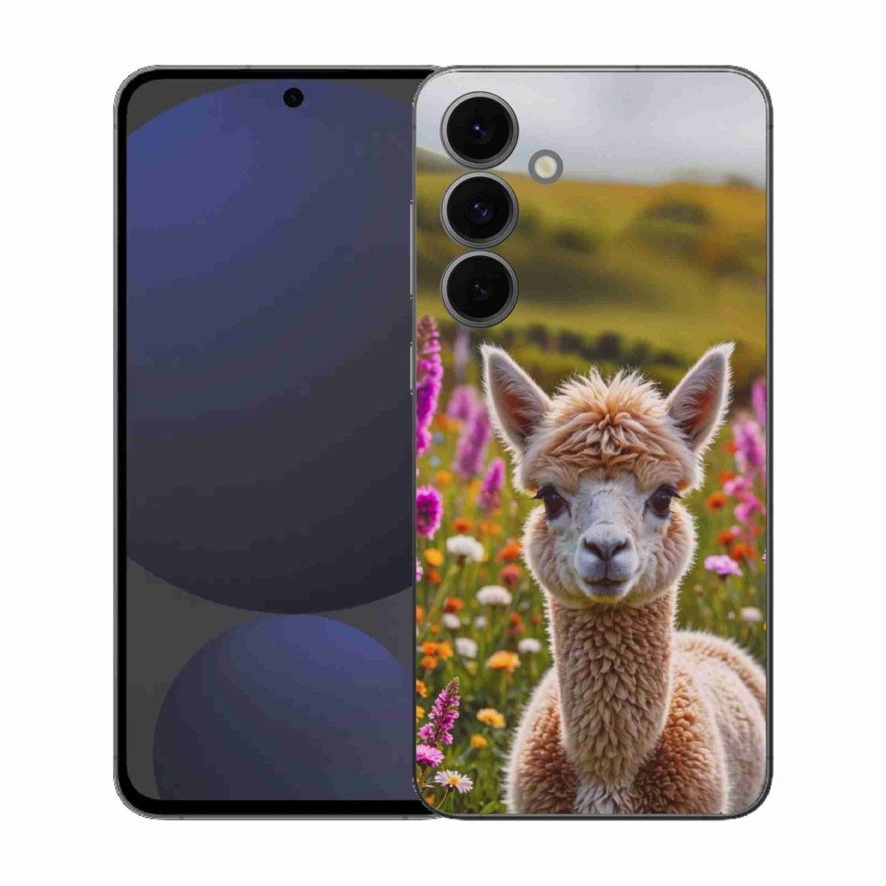Zselés borítás mmCase Samsung Galaxy S25 FE - láma a réten