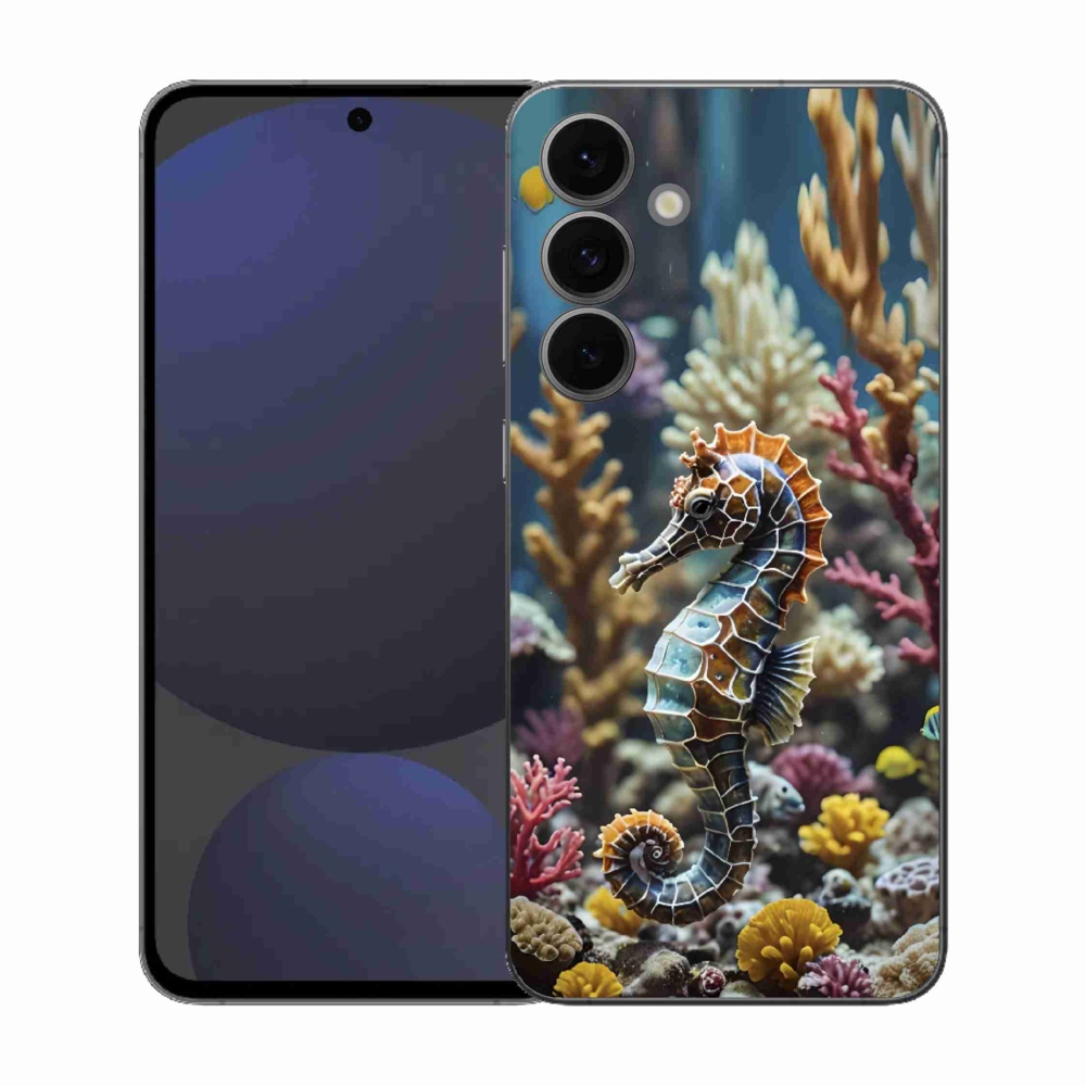 Zselés borítás mmCase Samsung Galaxy S25 FE készülékhez - csikóhal 2