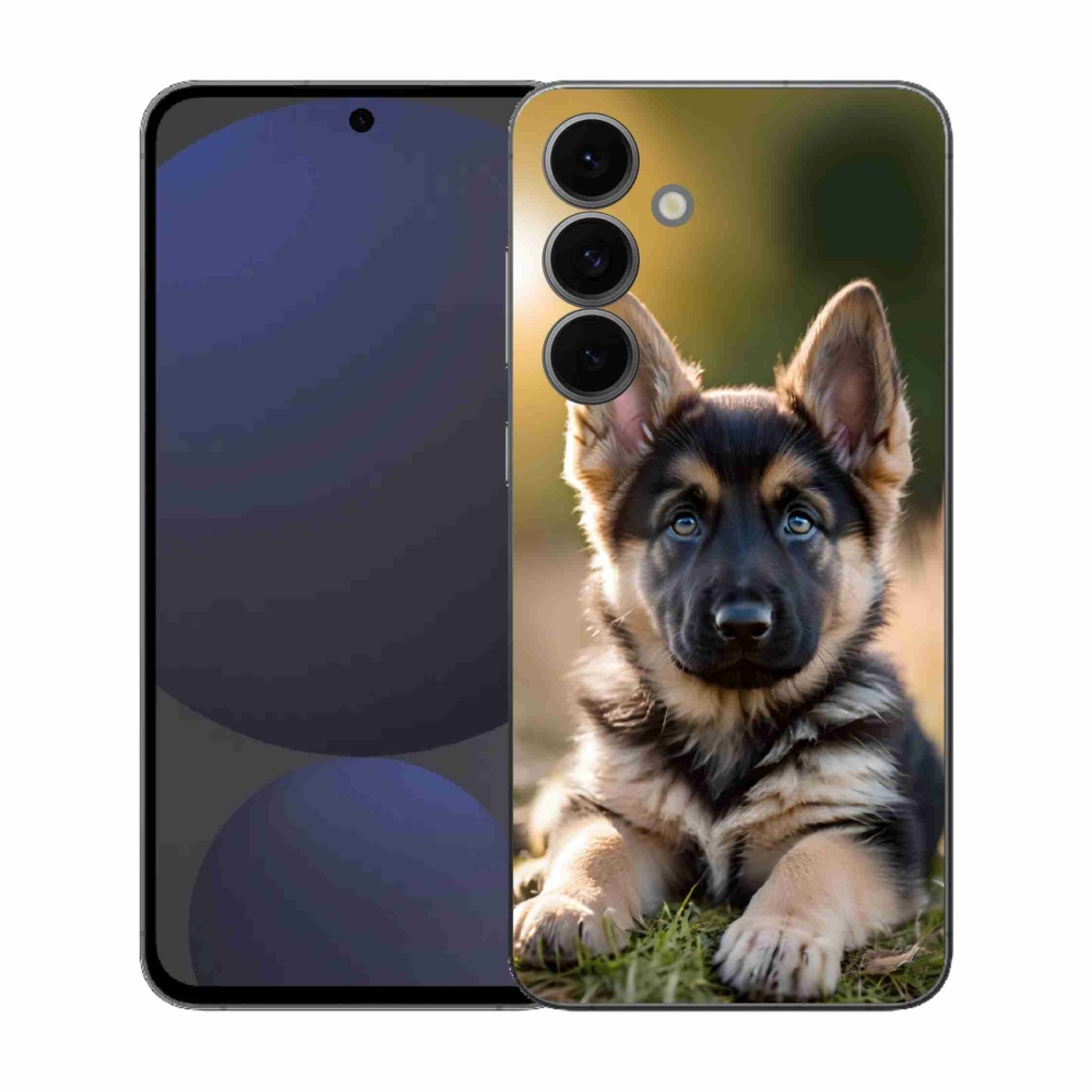 Gél borítás mmCase Samsung Galaxy S25 FE készülékhez - Német juhászkutya a természetben