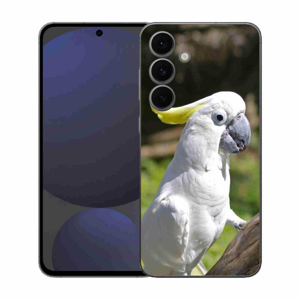 Zselés borítás mmCase Samsung Galaxy S25 FE - papagáj kakadu 2