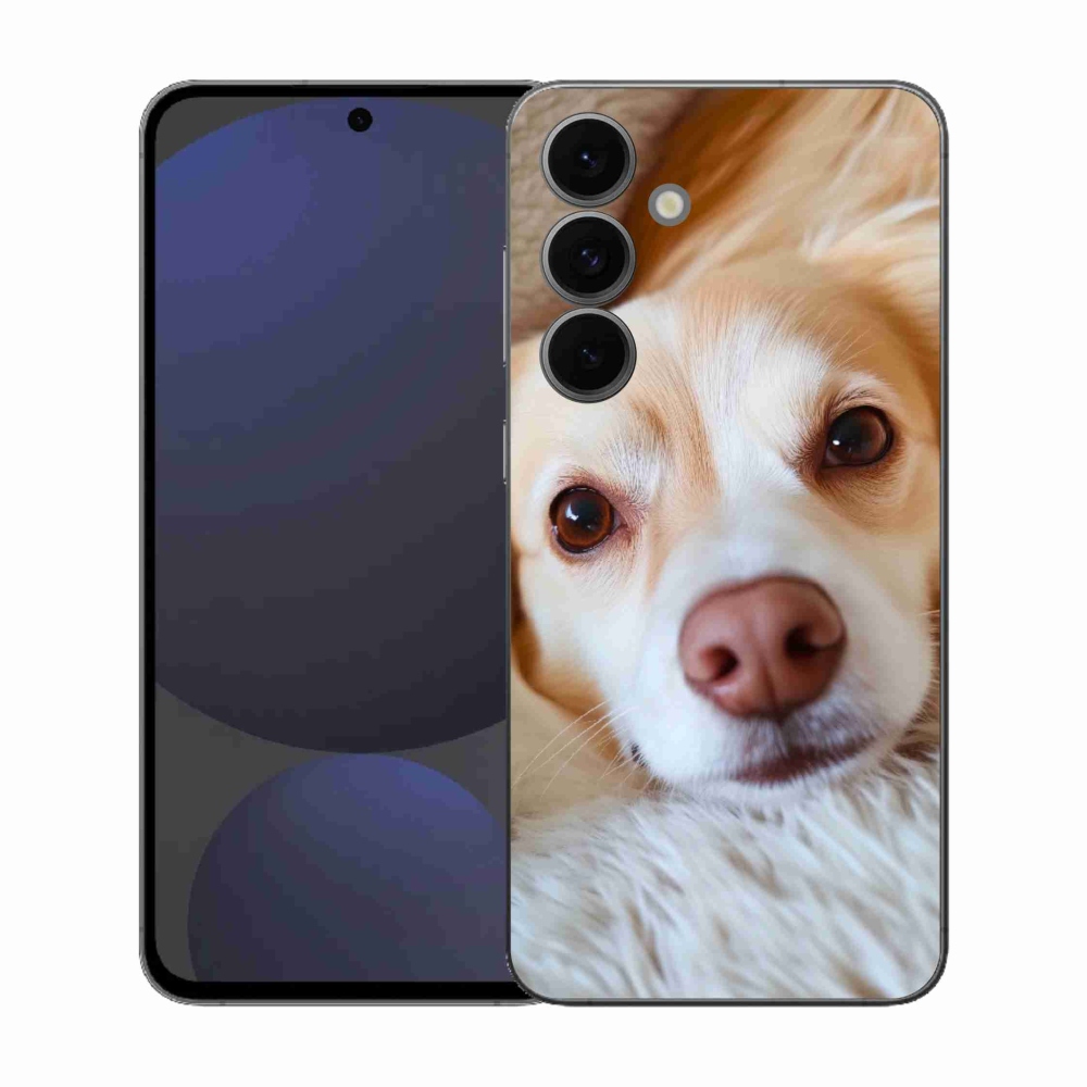 Gél borítás mmCase Samsung Galaxy S25 FE készülékhez - Aranyos csivava