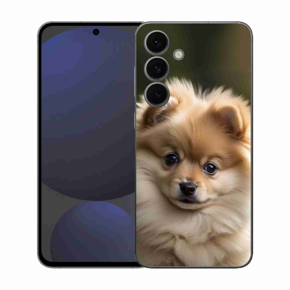 Gél borító mmCase Samsung Galaxy S25 FE - aranyos pomerániai 2