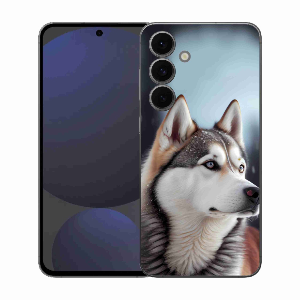 Zselés borítás mmCase Samsung Galaxy S25 FE - Szibériai husky