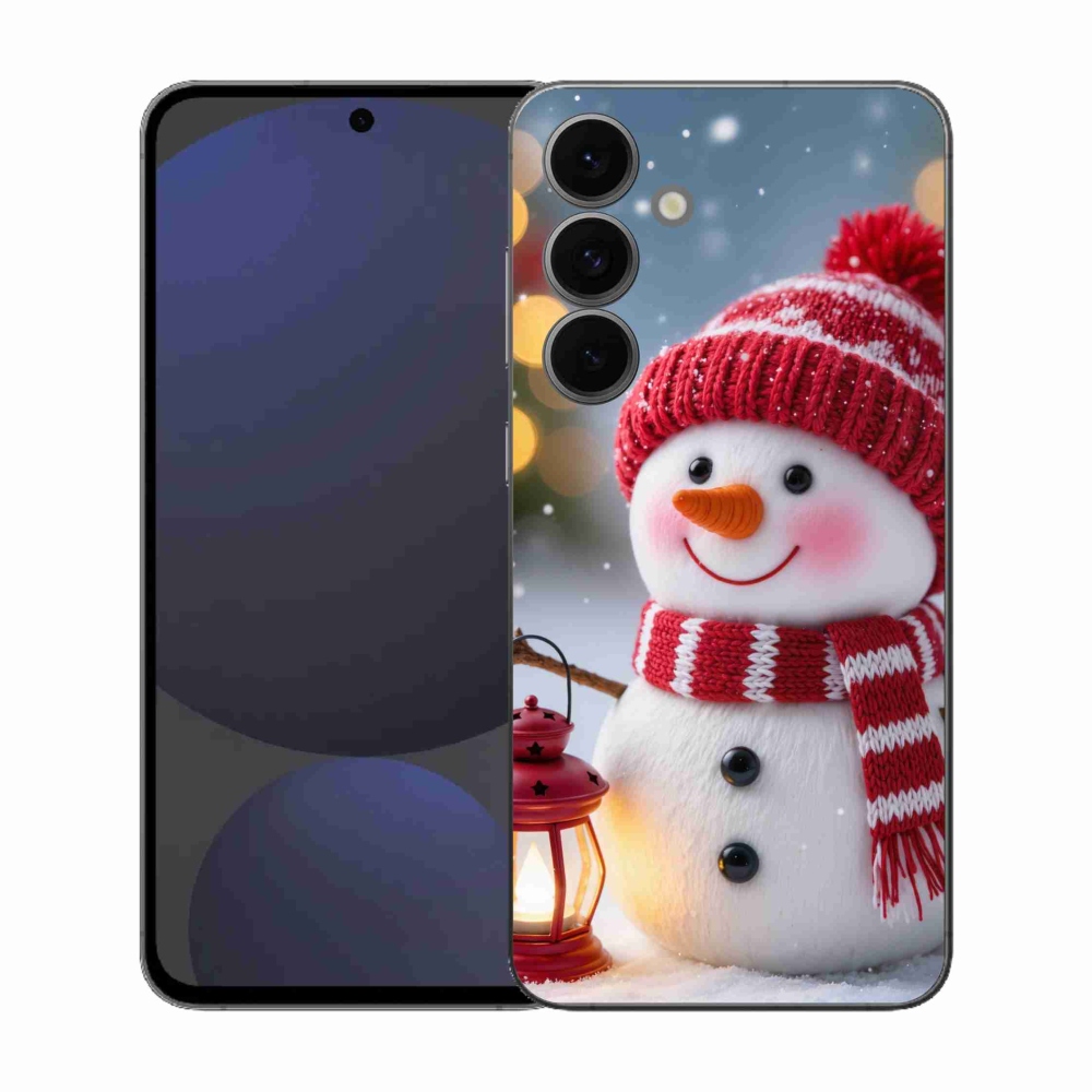 Gél védőhuzat mmCase Samsung Galaxy S25 FE - hóember 2