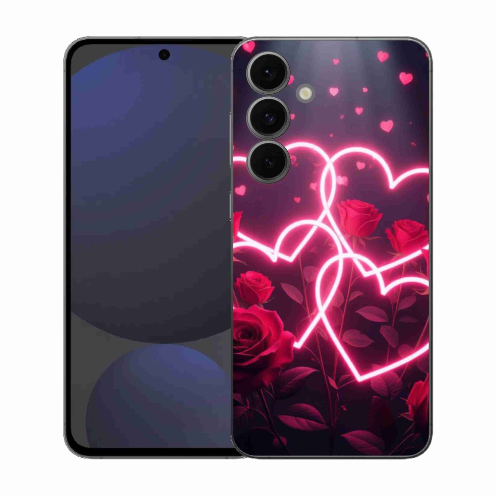 Gél borítás mmCase Samsung Galaxy S25 FE - szerelmes szív