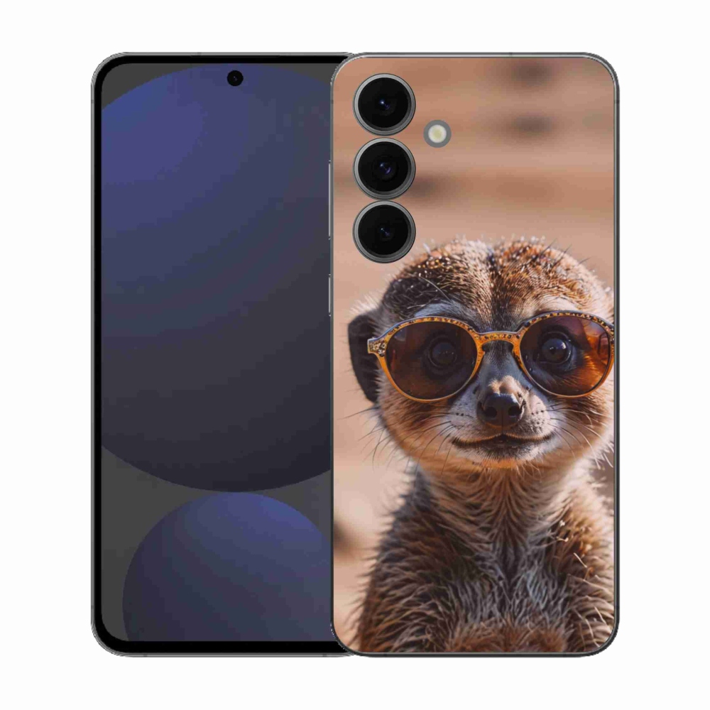 Gél borítás mmCase Samsung Galaxy S25 FE készülékhez - stílusos surikata