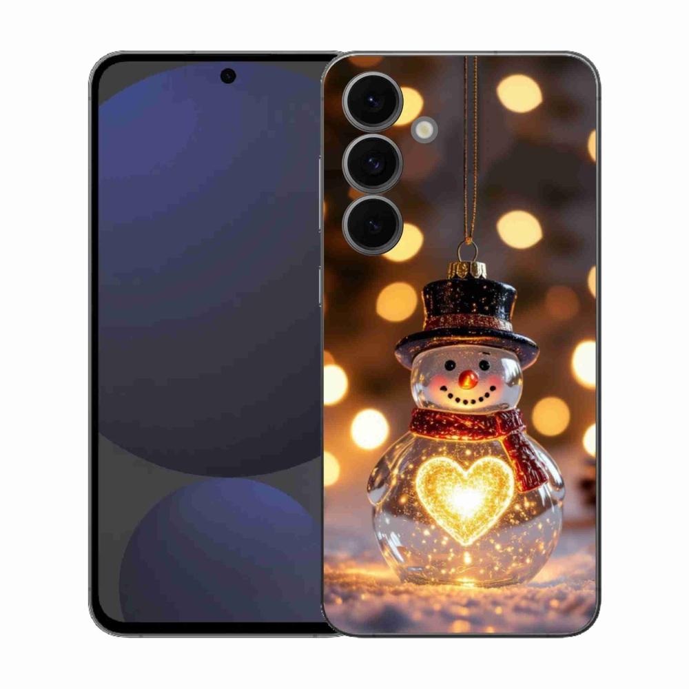 Gél borítás mmCase Samsung Galaxy S25 FE - Karácsonyi hóember