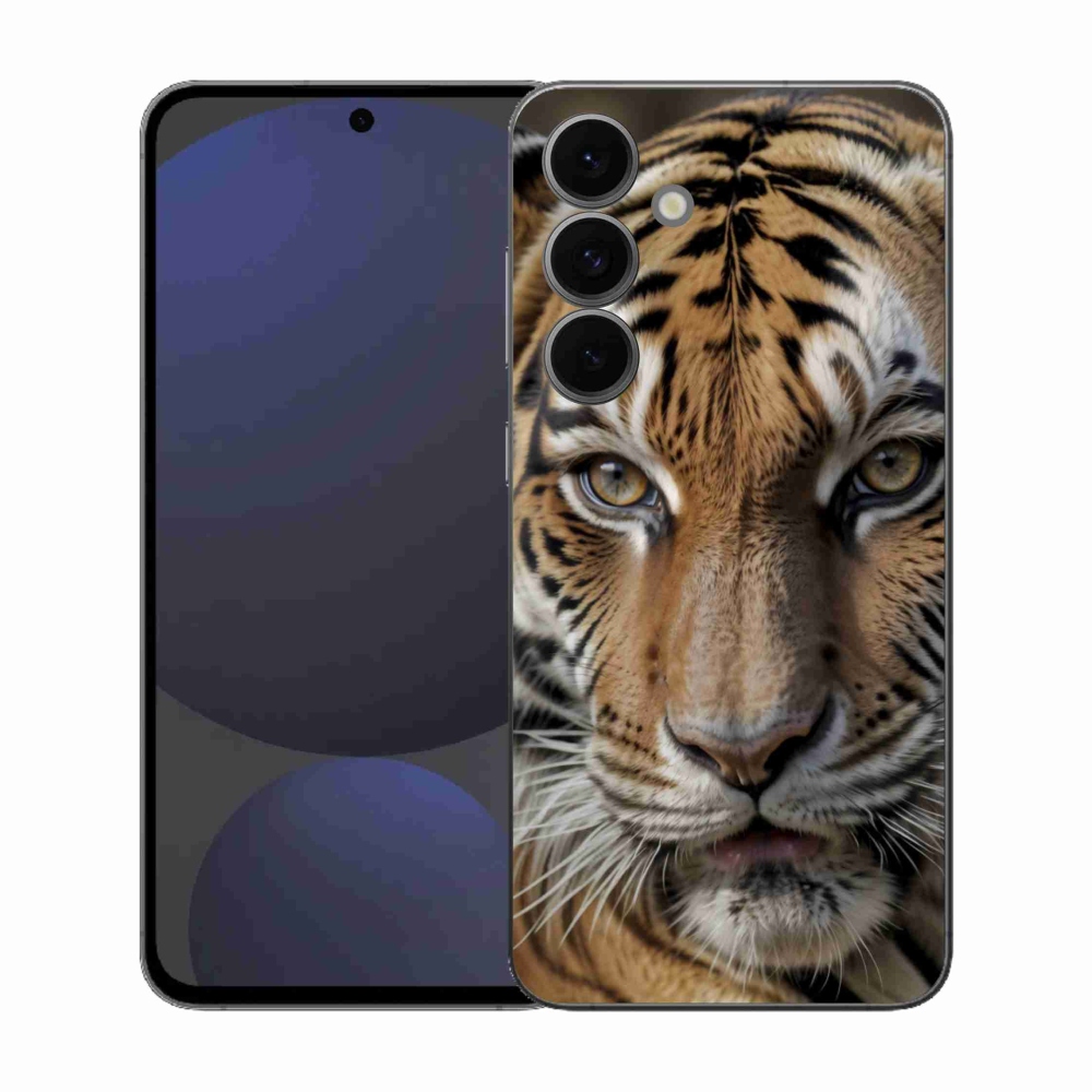 Zselés borítás mmCase Samsung Galaxy S25 FE - tigris nézet