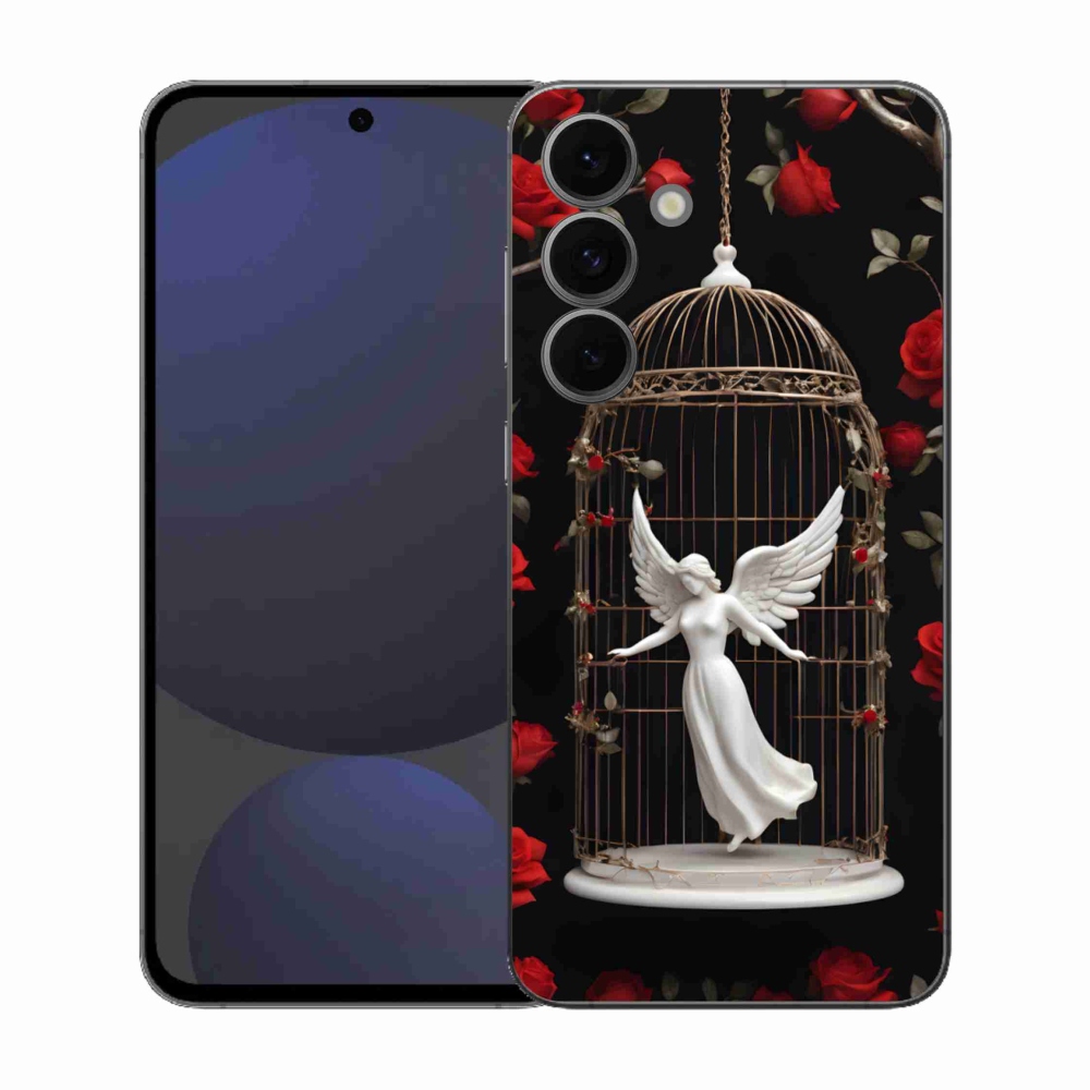 Zselés borítás mmCase Samsung Galaxy S25 FE - csapdába esett angyal