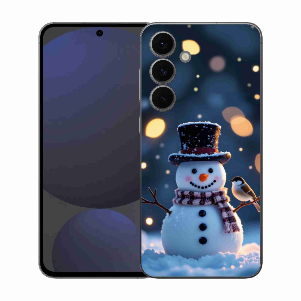 Gél borítás mmCase Samsung Galaxy S25 FE - Karácsonyi hóember