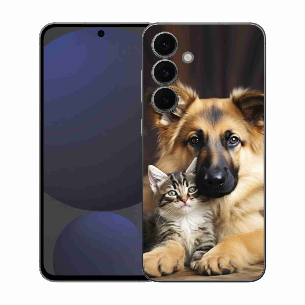 Zselés borítás mmCase Samsung Galaxy S25 FE - állati barátság