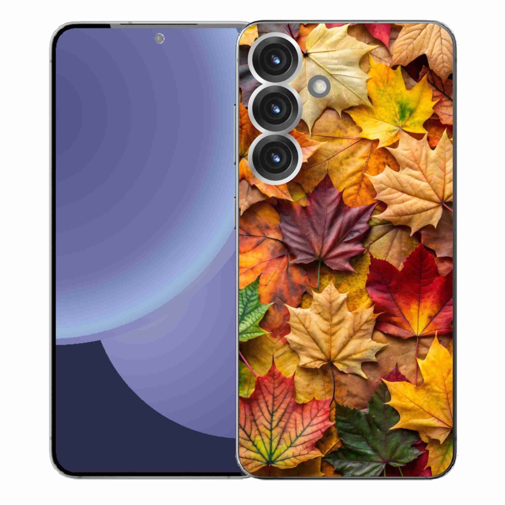 Gél borítás mmCase Samsung Galaxy S25+ - juharlevelek 2