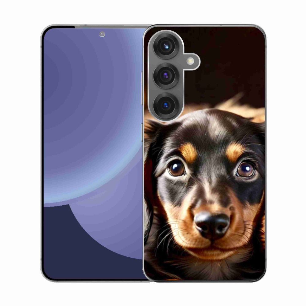 Gél borítás mmCase Samsung Galaxy S25 készülékhez - tacskó