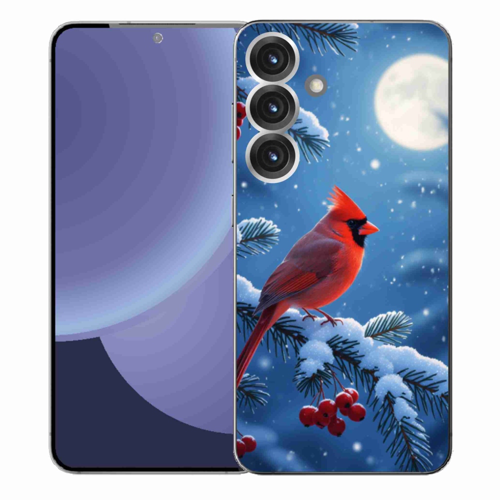 Gél védőhuzat mmCase Samsung Galaxy S25+ készülékhez - kardinálpiros színű