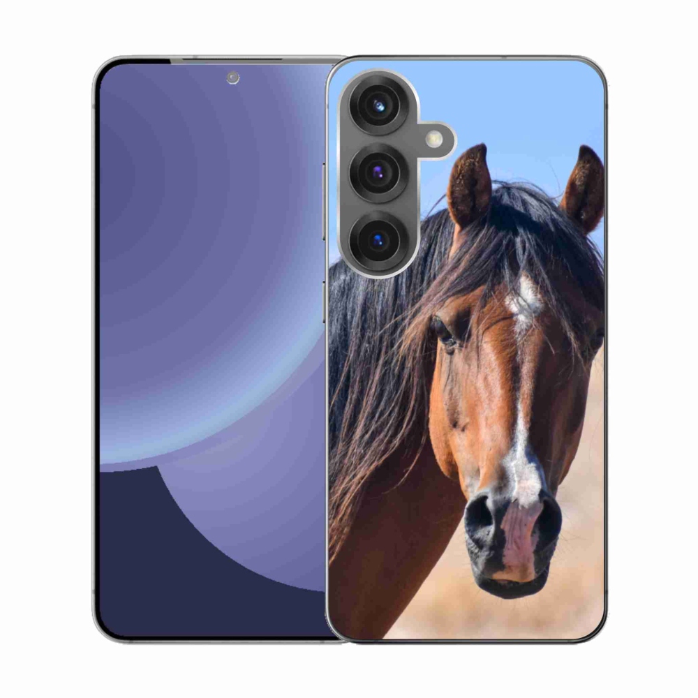 Gél borítás mmCase Samsung Galaxy S25 készülékhez - nyugodt ló