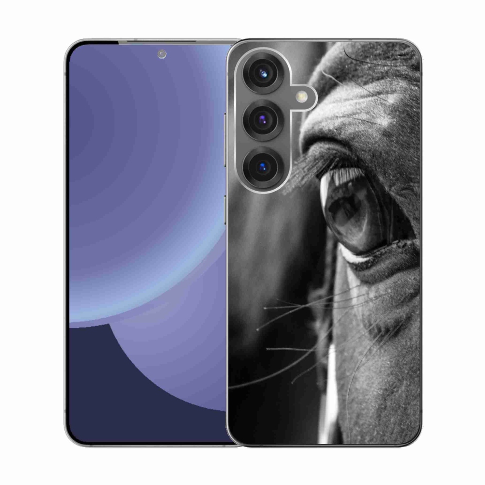 Gél borítás mmCase Samsung Galaxy S25 készülékhez - ló nézet