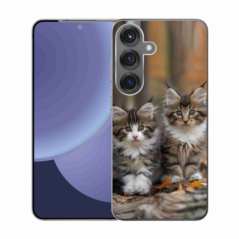 Zselés borítás mmCase Samsung Galaxy S25 - cat duo 3 számára