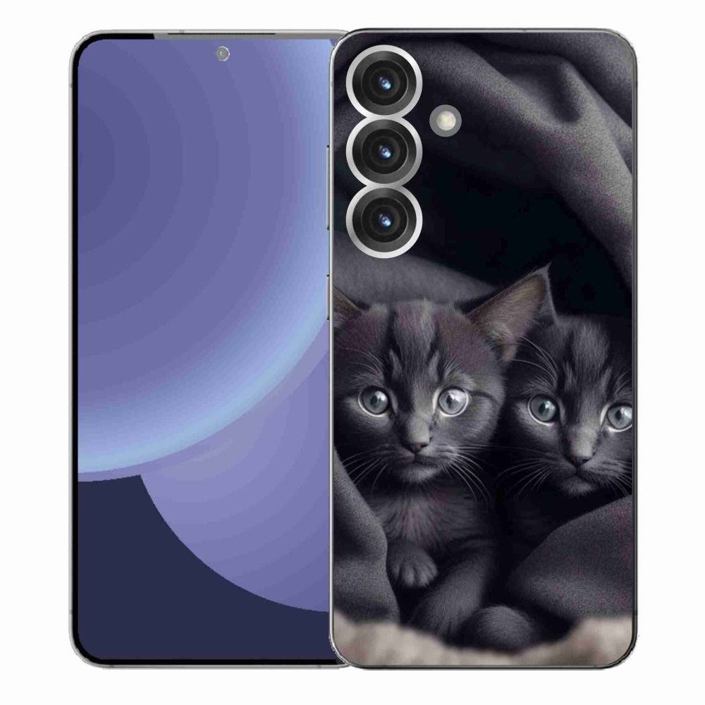 Zselés borítás mmCase Samsung Galaxy S25+ - macska duóhoz