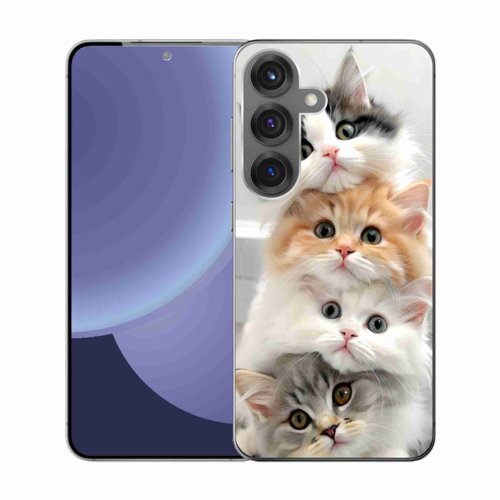 Zselés borítás mmCase Samsung Galaxy S25 készülékhez - cat group