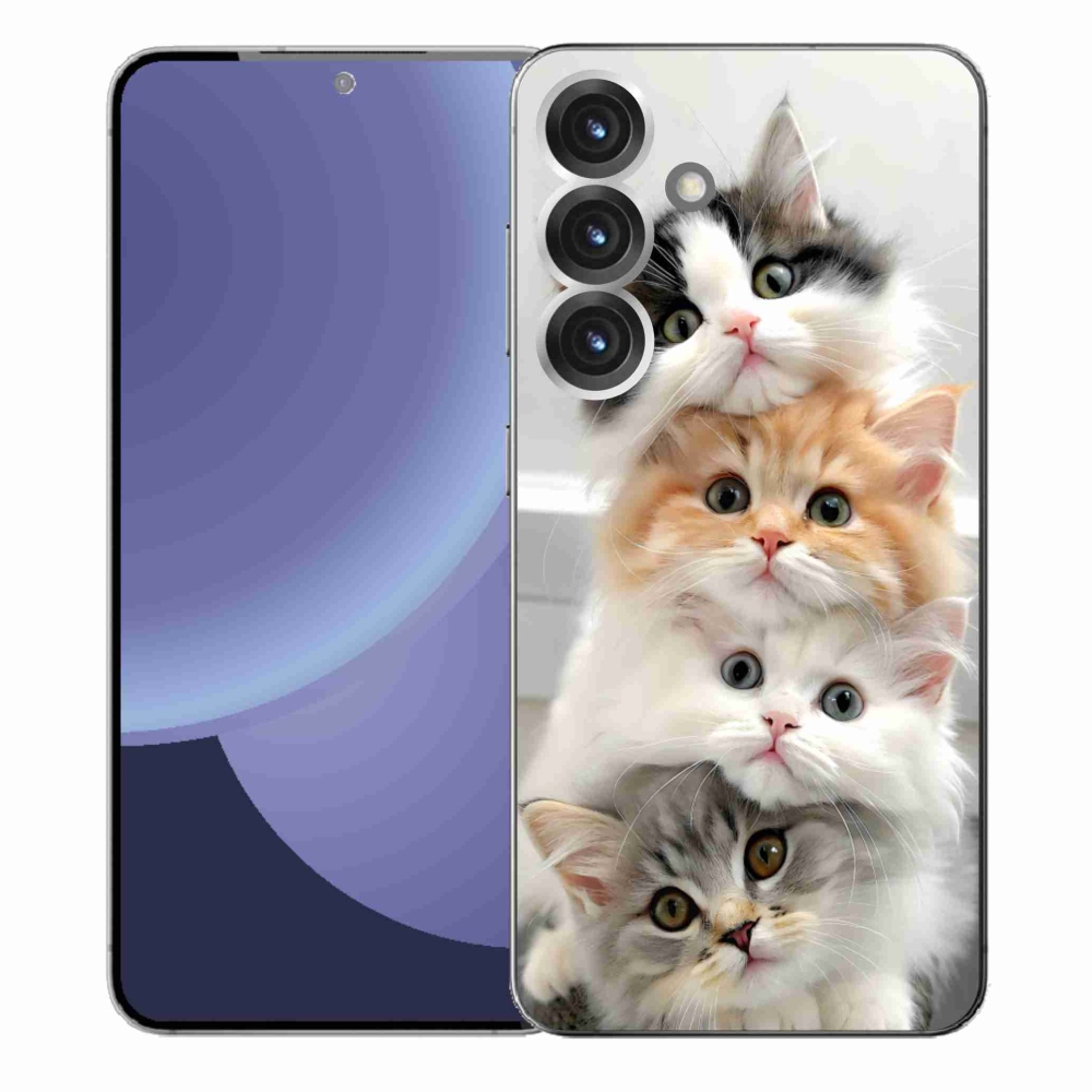 Zselés borítás mmCase Samsung Galaxy S25+ - macska csoporthoz